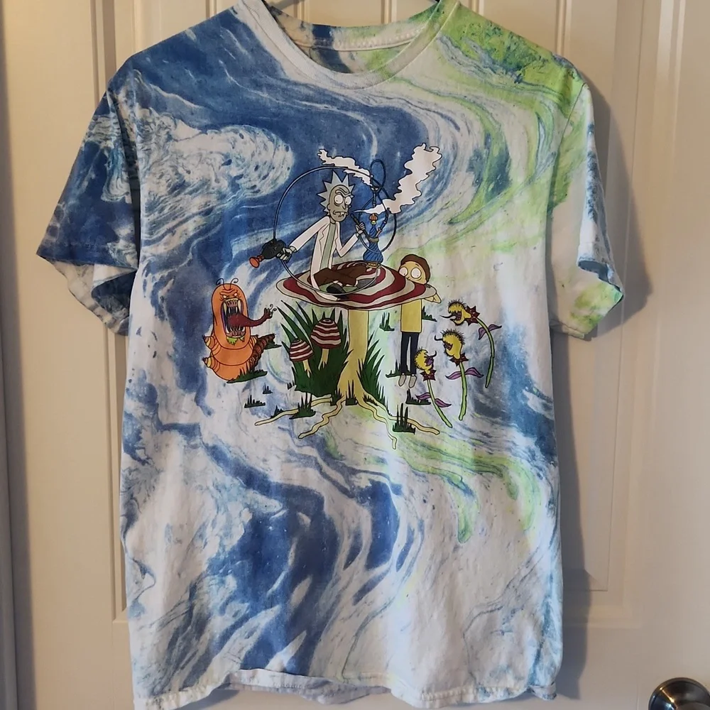 Rick and Morty tie-dye t-shirt - Picture 4 of 7